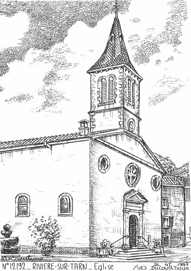 N 12192 - RIVIERE SUR TARN - église